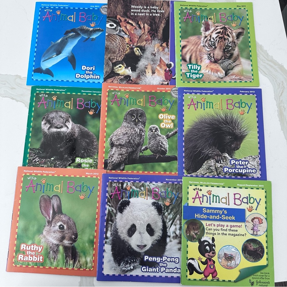 Baby Magazines Set of 9